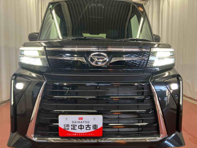 タントカスタムＲＳ届出済未使用車　元展示車　ターボ　１オーナー　衝突被害軽減システム　両側電動スライドドア　車線逸脱防止　シートヒーター　スマートキー　ＬＥＤヘッドランプ　オートマチックハイビーム　オートライト（長崎県）の中古車