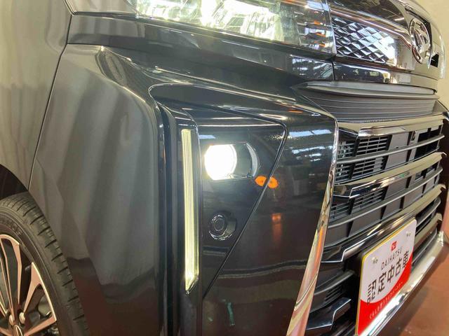 タントカスタムＲＳ届出済未使用車　元展示車　ターボ　１オーナー　衝突被害軽減システム　両側電動スライドドア　車線逸脱防止　シートヒーター　スマートキー　ＬＥＤヘッドランプ　オートマチックハイビーム　オートライト（長崎県）の中古車