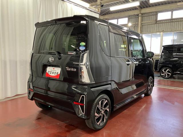 タントカスタムＸセレクション下取車　衝突被害軽減システム　ナビ　前後ドラレコ　バックカメラ　Ｂｌｕｅｔｏｏｔｈ　ＬＥＤヘッドランプ　シートヒーター　ＥＴＣ　スマートキー　ＤＶＤ　アイドリングストップ　オートマチックハイビーム（長崎県）の中古車