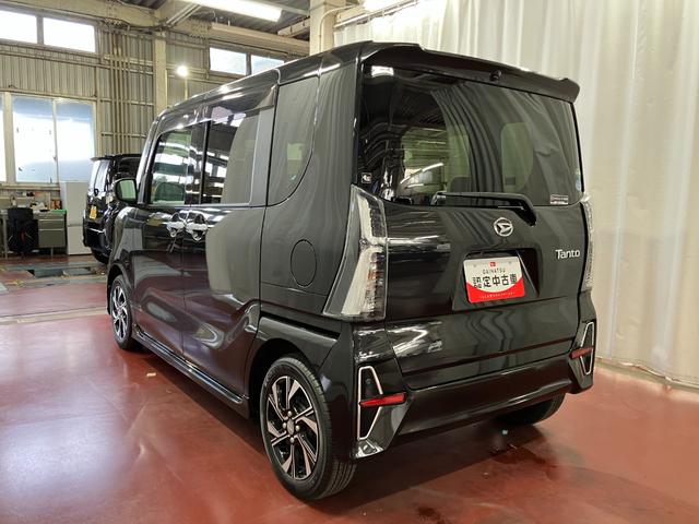 タントカスタムＸセレクション下取車　衝突被害軽減システム　ナビ　前後ドラレコ　バックカメラ　Ｂｌｕｅｔｏｏｔｈ　ＬＥＤヘッドランプ　シートヒーター　ＥＴＣ　スマートキー　ＤＶＤ　アイドリングストップ　オートマチックハイビーム（長崎県）の中古車