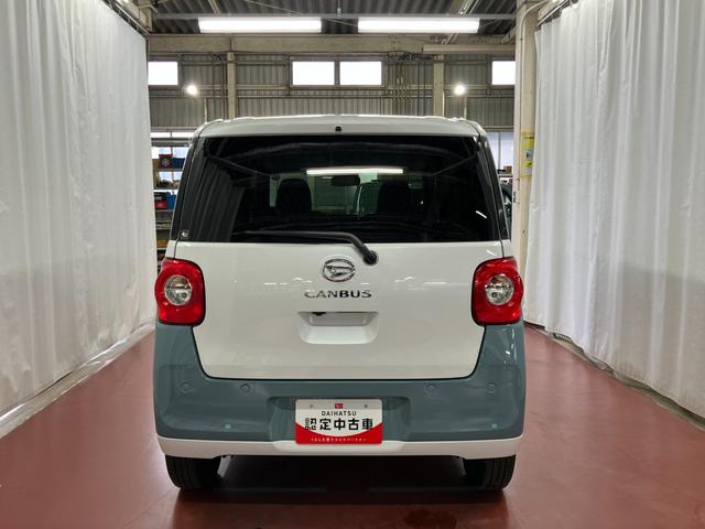 ムーヴキャンバスストライプスＧ１オーナー　両側電動スライドドア　衝突被害軽減システム　イモビライザー　アイドリングストップ　電動格納式ドアミラー　シートヒーター　ＬＥＤヘッドランプ　スマートキー　プッシュスタート（長崎県）の中古車