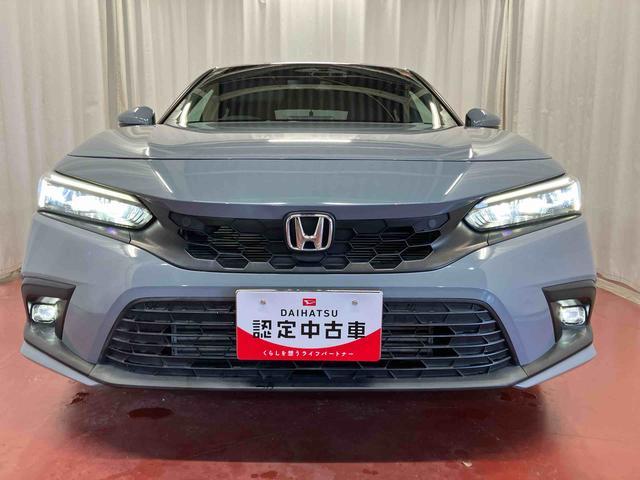 シビックＥＸ下取車　ターボエンジン　ディスプレイオーディオ　ＴＶ　ＥＴＣ　バックカメラ　車線逸脱警報　イモビライザー　シートヒーター　電動格納ミラー　ドラレコ　ＬＥＤヘッドランプ　スマートキー（長崎県）の中古車