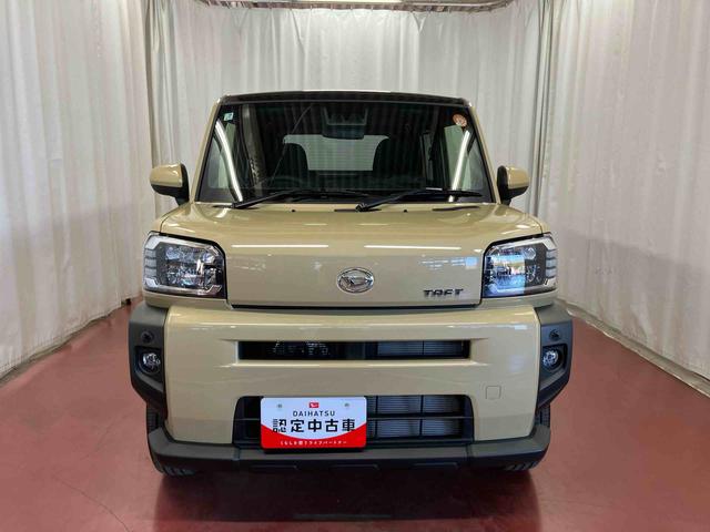 タフトＧターボ届出済未使用車　元展示車　ターボ　１オーナー　禁煙　レーンキープアシスト　盗難防止装置　スマートキー　アイドリングストップ　ＬＥＤヘッドランプ　電動格納ミラー　オートライト　オートマチックハイビーム（長崎県）の中古車