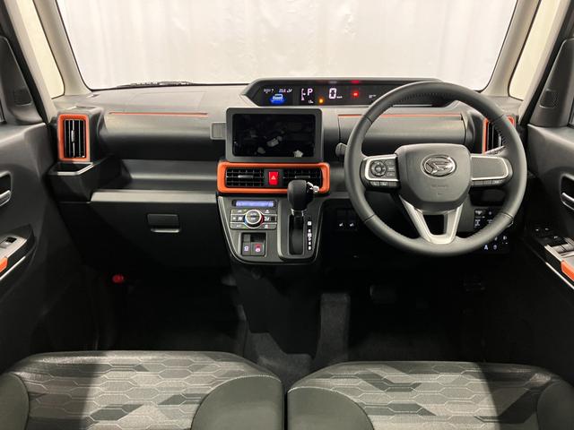 タントファンクロスターボ届出済未使用車 元展示車 1オーナー ターボ アイドリングストップ 禁煙 スマートキー LEDヘッドランプ シートヒーター 衝突被害軽減システム 車線逸脱警報 オートライト オートマチックハイビーム(長崎県)の中古車