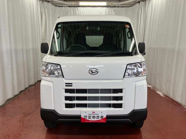 ハイゼットカーゴDX届出済未使用車 元展示車 禁煙車 衝突安全ボディ 両側スライドドア アイドリングストップ オートマチックハイビーム オートライト レーンアシスト 運転席エアバッグ 助手席エアバッグ 1オーナー(長崎県)の中古車