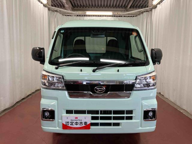 ハイゼットトラックジャンボエクストラ元展示車　届出済未使用車　２ＷＤ　ＣＶＴ　エアバッグ　衝突被害軽減システム　オートマチックハイビーム　オートライト　電動格納ミラー　アイドリングストップ　ＡＢＳ　ＬＥＤへッドライプ　１オーナー（長崎県）の中古車