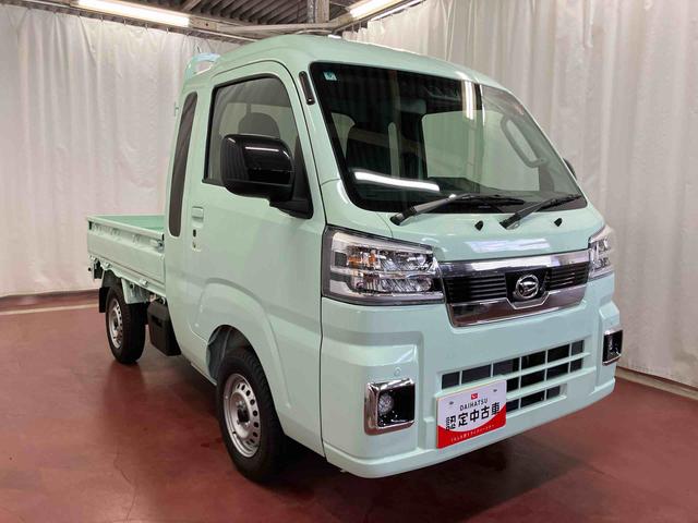 ハイゼットトラックジャンボエクストラ元展示車　届出済未使用車　２ＷＤ　ＣＶＴ　エアバッグ　衝突被害軽減システム　オートマチックハイビーム　オートライト　電動格納ミラー　アイドリングストップ　ＡＢＳ　ＬＥＤへッドライプ　１オーナー（長崎県）の中古車