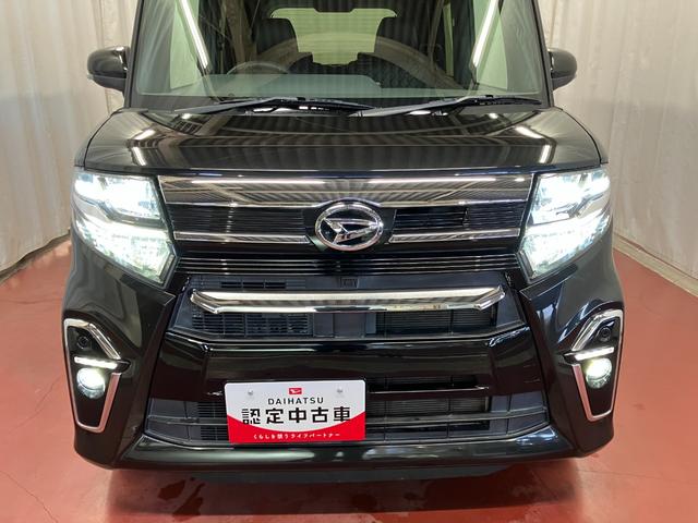 タントカスタムＲＳ下取車　ターボ　９インチナビ　バックカメラ　ＥＴＣ　前後ドライブレコーダー　シートヒーター　アダプティブクルーズコントロール　両側電動スライドドア　Ｂｌｕｅｔｏｏｔｈ　フルセグＴＶ　ＬＥＤヘッドランプ（長崎県）の中古車