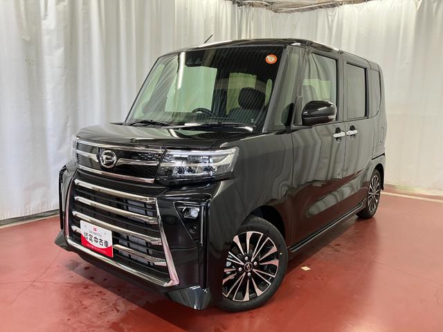 タントカスタムＲＳリミテッド届出済未使用車　ターボ　禁煙車　９インチディスプレイオーディオ　バックカメラ　ＥＴＣ　衝突被害軽減システム　車線逸脱防止　シートヒーター　両側電動スライドドア　アダプティブクルーズコントロール（長崎県）の中古車