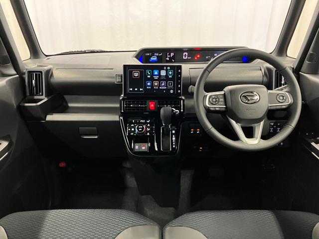 タントカスタムＲＳリミテッド届出済未使用車　ターボ　禁煙車　９インチディスプレイオーディオ　バックカメラ　ＥＴＣ　衝突被害軽減システム　車線逸脱防止　シートヒーター　両側電動スライドドア　アダプティブクルーズコントロール（長崎県）の中古車