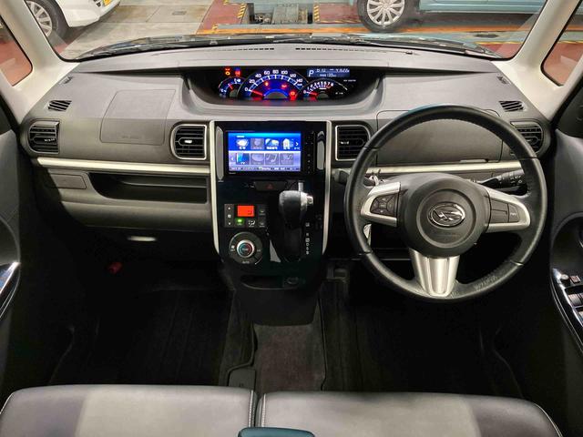 タントカスタムＲＳ　トップエディションＳＡIII下取車　ターボ　ナビ　ブルートゥース　アイドリングストップ　電動格納ミラー　オートマチックハイビーム　シートヒーター　両側電動スライドドア　ＬＥＤヘッドランプ　バックカメラ　ＴＶ　ＵＳＢ　スマートキー（長崎県）の中古車