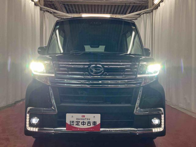 タントカスタムＲＳ　トップエディションＳＡIII下取車　ターボ　ナビ　ブルートゥース　アイドリングストップ　電動格納ミラー　オートマチックハイビーム　シートヒーター　両側電動スライドドア　ＬＥＤヘッドランプ　バックカメラ　ＴＶ　ＵＳＢ　スマートキー（長崎県）の中古車