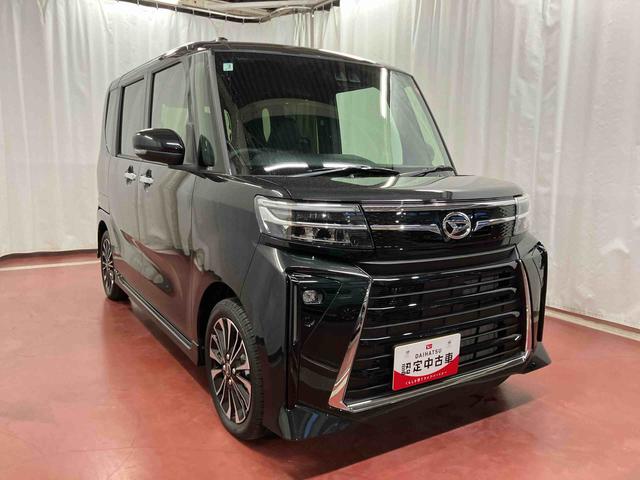 タントカスタムＲＳ届出済未使用車　元展示車　ディスプレイオーディオ　アイドリンストップ　衝突被害軽減システム　電動格納ミラー　両側電動スライドドア　ブルートゥース　車線逸脱警報　シートヒーター　ターボ　バックカメラ（長崎県）の中古車