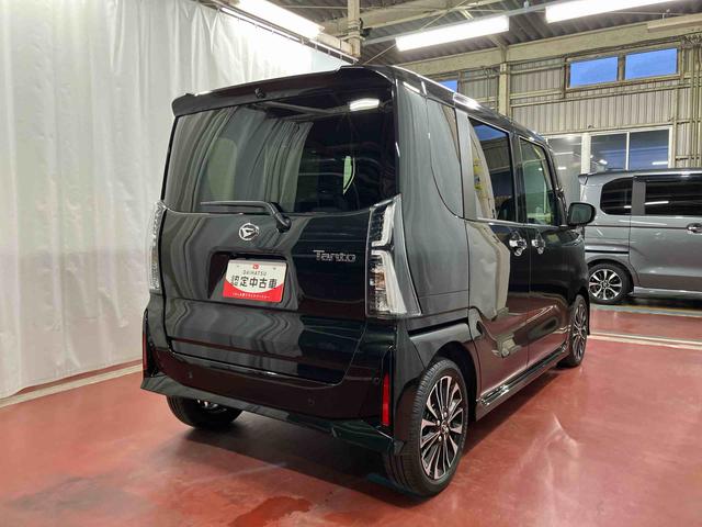 タントカスタムＲＳ届出済未使用車　元展示車　ディスプレイオーディオ　アイドリンストップ　衝突被害軽減システム　電動格納ミラー　両側電動スライドドア　ブルートゥース　車線逸脱警報　シートヒーター　ターボ　バックカメラ（長崎県）の中古車