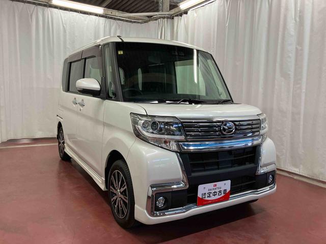 タントカスタムＸ　トップエディションＶＳ　ＳＡIII修復歴有　下取車　踏み間違い防止　シートヒーター　ナビ　ＴＶ　電動格納ミラー　ブルートゥース　レーンアシスト　スマートキー　ＬＥＤヘッドランプ　記録簿　ＡＢＳ　オートライト　ＤＶＤ　ドライブレコーダー（長崎県）の中古車