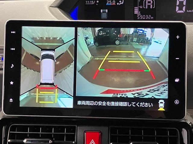 タントカスタムＸセレクション下取車　９インチナビ　パノラマモニター　ＥＴＣ　前後ドライブレコーダー　衝突被害軽減システム　シートヒーター　両側電動スライドドア　Ｂｌｕｅｔｏｏｔｈ　ＵＳＢ入力端子　ＴＶ　ＬＥＤヘッドランプ（長崎県）の中古車