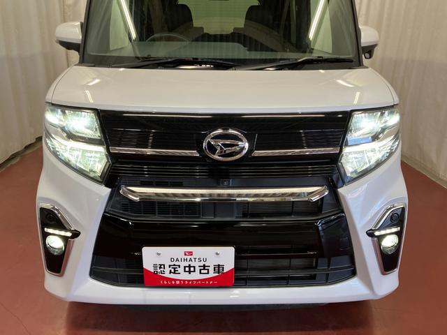 タントカスタムＸセレクション下取車　９インチナビ　パノラマモニター　ＥＴＣ　前後ドライブレコーダー　衝突被害軽減システム　シートヒーター　両側電動スライドドア　Ｂｌｕｅｔｏｏｔｈ　ＵＳＢ入力端子　ＴＶ　ＬＥＤヘッドランプ（長崎県）の中古車