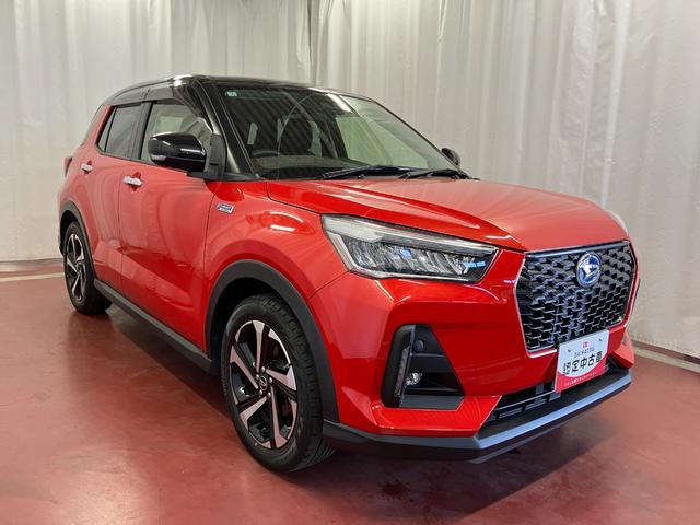 ロッキープレミアムG HEV下取車 ターボ ナビ パノラマモニター ETC アダプティブクルーズコントロール ブラインドスポットモニター シートヒーター 衝突被害軽減システム Bluetooth フルセグTV USB入力端子(長崎県)の中古車