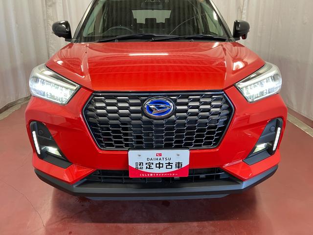 ロッキープレミアムG HEV下取車 ターボ ナビ パノラマモニター ETC アダプティブクルーズコントロール ブラインドスポットモニター シートヒーター 衝突被害軽減システム Bluetooth フルセグTV USB入力端子(長崎県)の中古車