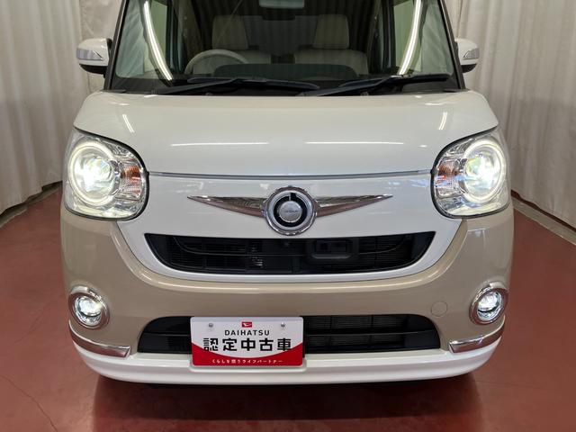 ムーヴキャンバスＧメイクアップ　ＳＡII下取車　ナビ　ブルートゥース　ＥＴＣ　ドライブレコーダー　パノラマモニター　衝突被害軽減システム　スマートキー　両側電動スライドドア　電動格納ミラー　運転席エアバッグ　助手席エアバッグ　衝突安全ボディ（長崎県）の中古車