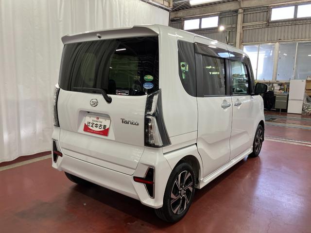 タントカスタムXセレクション下取車 衝突被害軽減システム ナビ 前後ドラレコ パノラマモニター Bluetooth LEDヘッドランプ シートヒーター ETC スマートキー DVD アイドリングストップ オートマチックハイビーム(長崎県)の中古車