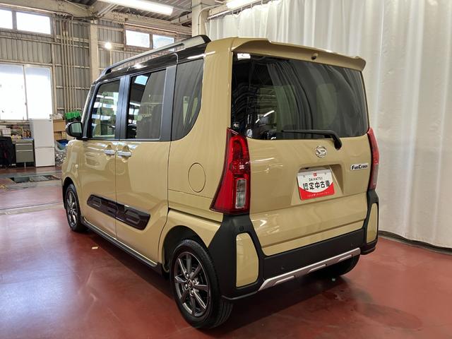 タントファンクロス元展示車 届出済未使用車 禁煙 衝突被害軽減システム レーンキープアシスト 両側電動スライドドア シートヒーター LEDヘッドランプ オートライト オートマチックハイビーム スマートキー ベンチシート(長崎県)の中古車