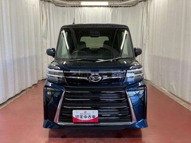 タントカスタムＸ届出済未使用車　元展示車　禁煙　ディスプレイオーディオ　ブルートゥース　バックカメラ　衝突被害軽減システム　車線逸脱防止　シートヒーター　ＨＤＭＩ　スマートキー　プッシュスタート　ＬＥＤヘッドランプ（長崎県）の中古車