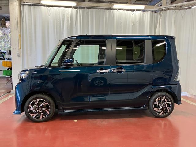 タントカスタムＸ届出済未使用車　元展示車　禁煙　ディスプレイオーディオ　ブルートゥース　バックカメラ　衝突被害軽減システム　車線逸脱防止　シートヒーター　ＨＤＭＩ　スマートキー　プッシュスタート　ＬＥＤヘッドランプ（長崎県）の中古車