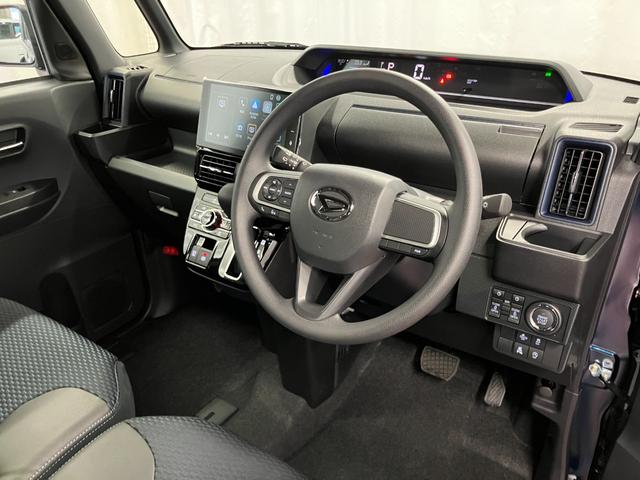 タントカスタムＸ届出済未使用車　元展示車　禁煙　ディスプレイオーディオ　ブルートゥース　バックカメラ　衝突被害軽減システム　車線逸脱防止　シートヒーター　ＨＤＭＩ　スマートキー　プッシュスタート　ＬＥＤヘッドランプ（長崎県）の中古車