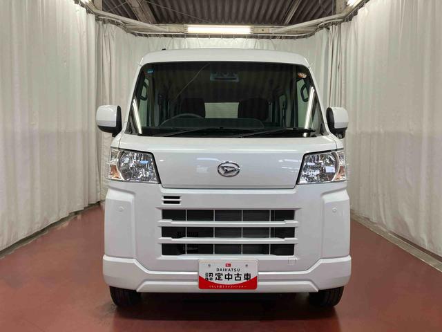 ハイゼットカーゴクルーズターボ元展示車　点検記録簿　衝突被害軽減システム　禁煙　レーンキープ　横滑り防止装置　電動格納ミラー　スマートキー　アイドリングストップ　１オーナー　セキュリティアラーム　オートライト　両側スライドドア（長崎県）の中古車