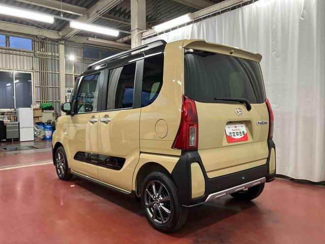 タントファンクロス届出済未使用車　元展示車　１オーナー　前後誤発進抑制　アイドリングストップ　オートライト　オートマチックハイビーム　レーンキープアシスト　ＬＥＤヘッドランプ　電動格納ミラー　禁煙車　シートヒーター（長崎県）の中古車