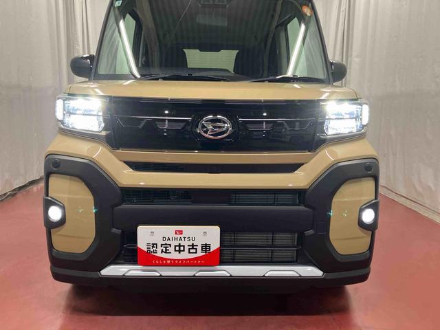 タントファンクロス届出済未使用車　元展示車　１オーナー　前後誤発進抑制　アイドリングストップ　オートライト　オートマチックハイビーム　レーンキープアシスト　ＬＥＤヘッドランプ　電動格納ミラー　禁煙車　シートヒーター（長崎県）の中古車