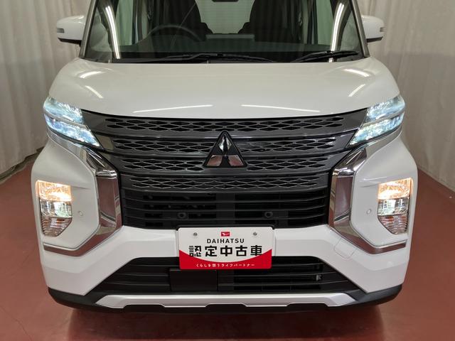 eKクロススペースG下取車 全周囲モニター タッチパネル式フルオートエアコン 衝突被害軽減システム レーンキープアシスト 両側電動スライドドア プッシュスタート LEDヘッドランプ 純正アルミホイール(長崎県)の中古車