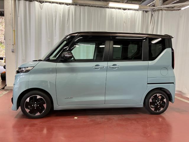 ルークスハイウェイスター　Ｘ下取車　全周囲モニター　ＳＯＳコールスイッチ　衝突被害軽減システム　両側電動スライドドア　障害物センサー　ＣＤ　タッチパネル式フルオートエアコン　ＬＥＤヘッドランプ　純正アルミホイール（長崎県）の中古車