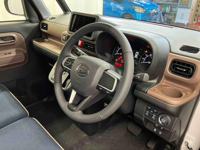 ムーヴキャンバスセオリーＧ届出済未使用車　元展示車　誤発進抑制機能　アイドリングストップ　レーンキープアシスト　電動格納ミラー　禁煙　盗難防止システム　シートヒーター　１オーナー　スマートキー　ＬＥＤヘッドランプ　オートライト（長崎県）の中古車