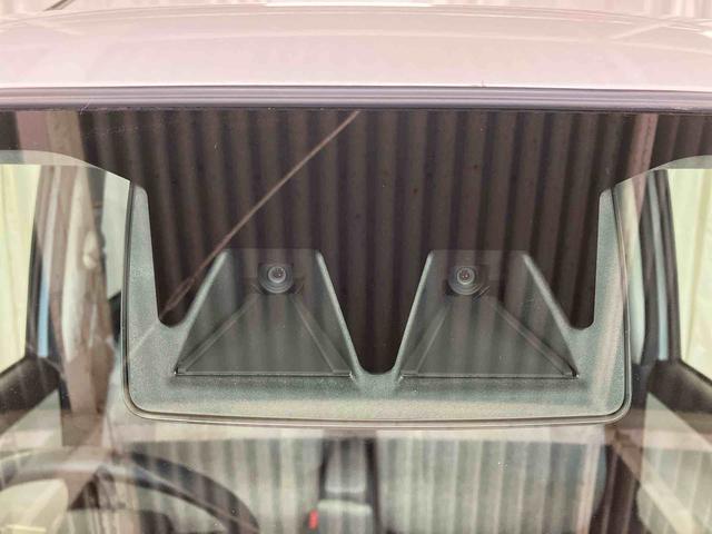 ムーヴキャンバスストライプスＸ届出済未使用車　元展示車　禁煙　アイドリングストップ　衝突被害軽減システム　電動格納ミラー　レーンキープアシスト　１オーナー　スマートキー　両側電動スライドドア　イモビライザー　ベンチシート（長崎県）の中古車