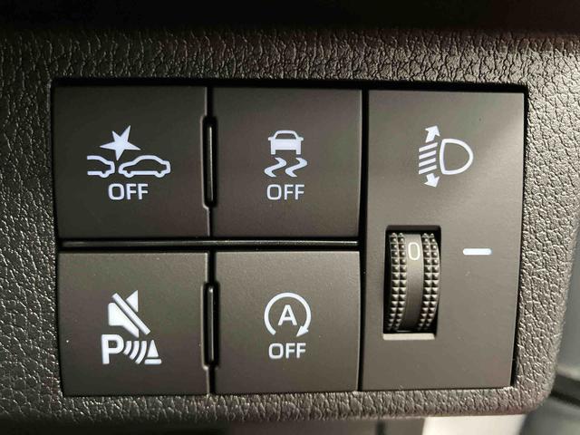 ムーヴキャンバスストライプスＸ届出済未使用車　元展示車　禁煙　アイドリングストップ　衝突被害軽減システム　電動格納ミラー　レーンキープアシスト　１オーナー　スマートキー　両側電動スライドドア　イモビライザー　ベンチシート（長崎県）の中古車