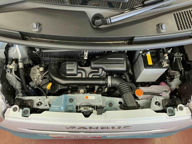 ムーヴキャンバスストライプスＸ届出済未使用車　元展示車　禁煙　アイドリングストップ　衝突被害軽減システム　電動格納ミラー　レーンキープアシスト　１オーナー　スマートキー　両側電動スライドドア　イモビライザー　ベンチシート（長崎県）の中古車