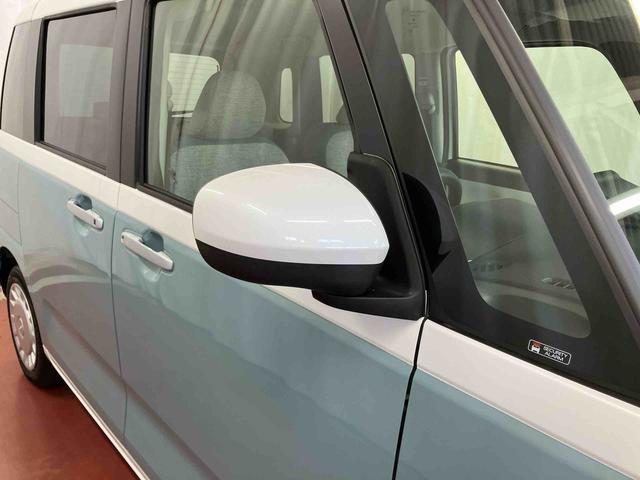 ムーヴキャンバスストライプスＸ届出済未使用車　元展示車　禁煙　アイドリングストップ　衝突被害軽減システム　電動格納ミラー　レーンキープアシスト　１オーナー　スマートキー　両側電動スライドドア　イモビライザー　ベンチシート（長崎県）の中古車