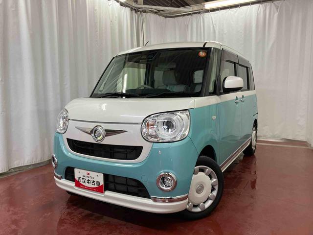 ムーヴキャンバスGメイクアップ SAIII下取車 ナビ バックカメラ 電動格納ミラー オートライト 両側電動スライドドア オートマチックハイビーム スマートキー LEDヘッドライト DVD TV 盗難防止システム ベンチシート(長崎県)の中古車