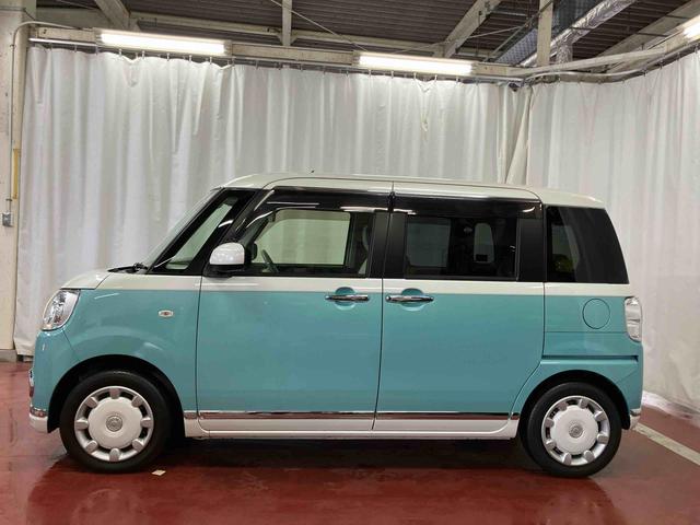 ムーヴキャンバスGメイクアップ SAIII下取車 ナビ バックカメラ 電動格納ミラー オートライト 両側電動スライドドア オートマチックハイビーム スマートキー LEDヘッドライト DVD TV 盗難防止システム ベンチシート(長崎県)の中古車