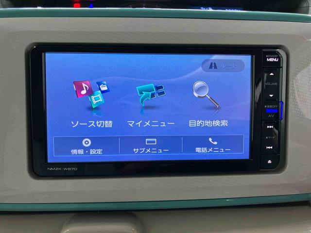 ムーヴキャンバスGメイクアップ SAIII下取車 ナビ バックカメラ 電動格納ミラー オートライト 両側電動スライドドア オートマチックハイビーム スマートキー LEDヘッドライト DVD TV 盗難防止システム ベンチシート(長崎県)の中古車