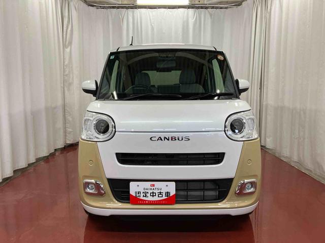 ムーヴキャンバスストライプスＧ届出済未使用車　元展示車　ディスプレイオーディオ　バックカメラ　両側電動スライドドア　オートマチックハイビーム　ワンオ−ナ−　Ｂｌｕｅｔｏｏｔｈオーディオ　　衝突被害軽減システム　電動格納ドアミラー（長崎県）の中古車