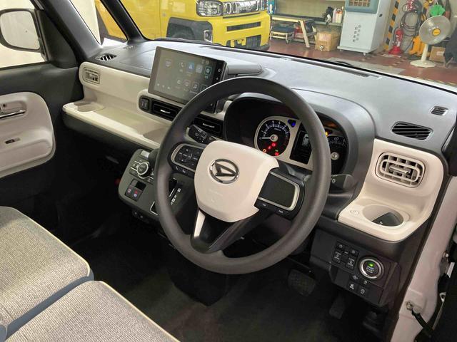ムーヴキャンバスストライプスG届出済未使用車 元展示車 1オーナー バックカメラ 両側電動スライドドア ブルートゥース 禁煙 シートヒーター 電動格納式ドアミラー 衝突安全ボディ アイドリングストップ機能 ディスプレイオーディオ(長崎県)の中古車