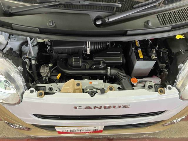 ムーヴキャンバスストライプスG届出済未使用車 元展示車 1オーナー バックカメラ 両側電動スライドドア ブルートゥース 禁煙 シートヒーター 電動格納式ドアミラー 衝突安全ボディ アイドリングストップ機能 ディスプレイオーディオ(長崎県)の中古車
