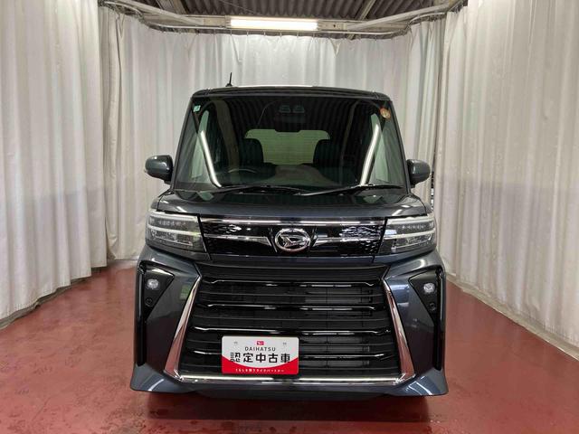 タントカスタムＸ元展示車　届出済未使用車　１オーナー　電格ミラー　禁煙　スマートキー　オートライト　点検記録簿　ＡＢＳ　　衝突被害軽減システム　オートマチックハイビーム　ＬＥＤヘッドランプ　両側電動スライドドア（長崎県）の中古車