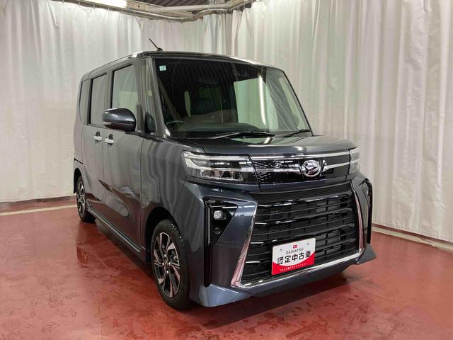 タントカスタムＸ元展示車　届出済未使用車　１オーナー　電格ミラー　禁煙　スマートキー　オートライト　点検記録簿　ＡＢＳ　　衝突被害軽減システム　オートマチックハイビーム　ＬＥＤヘッドランプ　両側電動スライドドア（長崎県）の中古車