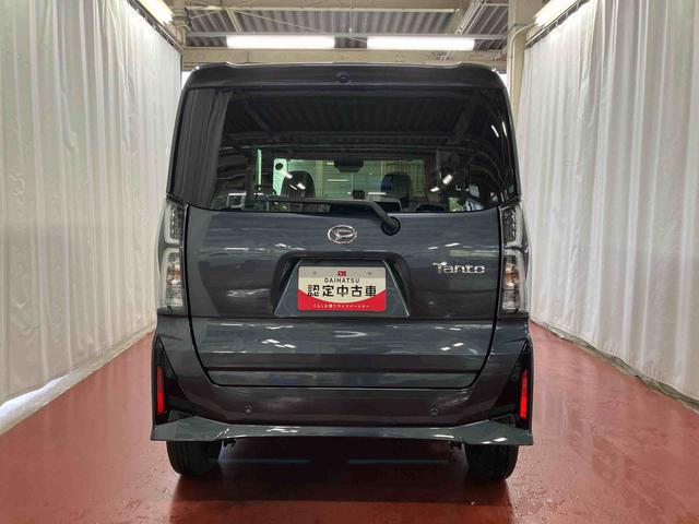 タントカスタムＸ元展示車　届出済未使用車　１オーナー　電格ミラー　禁煙　スマートキー　オートライト　点検記録簿　ＡＢＳ　　衝突被害軽減システム　オートマチックハイビーム　ＬＥＤヘッドランプ　両側電動スライドドア（長崎県）の中古車
