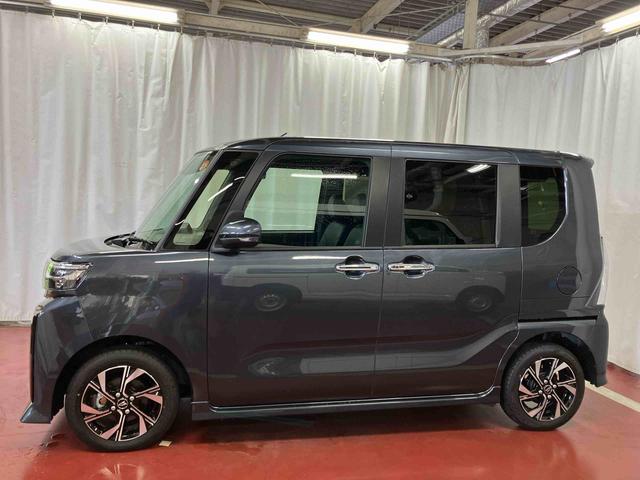 タントカスタムＸ元展示車　届出済未使用車　１オーナー　電格ミラー　禁煙　スマートキー　オートライト　点検記録簿　ＡＢＳ　　衝突被害軽減システム　オートマチックハイビーム　ＬＥＤヘッドランプ　両側電動スライドドア（長崎県）の中古車