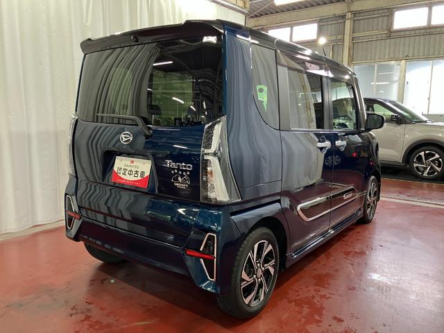 タントカスタムＸスタイルセレクション下取車　衝突被害軽減システム　ナビ　前後ドラレコ　パノラマモニター　ブルートゥース　ＬＥＤヘッドランプ　シートヒーター　スマートキー　ＤＶＤ　アイドリングストップ　オートマチックハイビーム（長崎県）の中古車